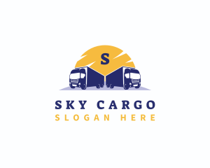 Logistic Delivery truck logo design