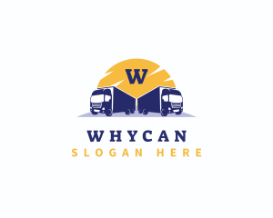 Trading - Logistic Delivery truck logo design