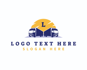 Truckload - Logistic Delivery truck logo design