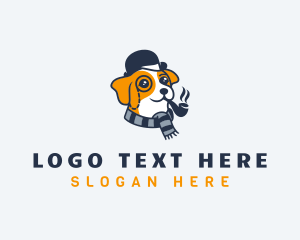 Pet - Detective Pet Dog logo design
