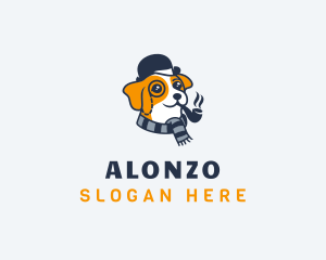 Detective Pet Dog  logo design