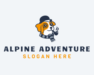 Detective Pet Dog  logo design