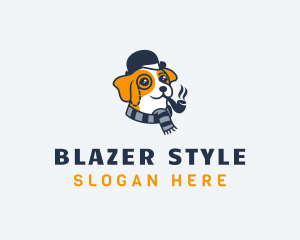 Detective Pet Dog  logo design