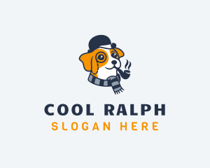 Detective Pet Dog  logo design