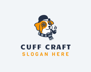 Detective Pet Dog  logo design