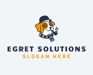 Detective Pet Dog  logo design