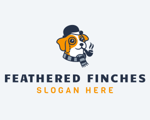 Detective Pet Dog  logo design