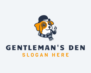 Detective Pet Dog  logo design