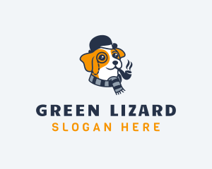 Detective Pet Dog  logo design