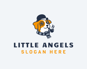 Detective Pet Dog  logo design