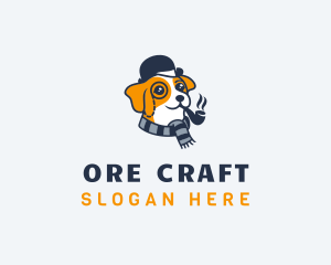 Detective Pet Dog  logo design