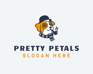 Detective Pet Dog  logo design