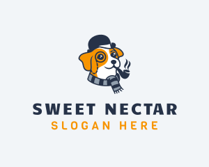 Detective Pet Dog  logo design