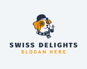 Detective Pet Dog  logo design