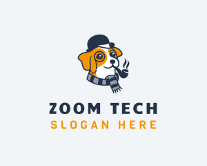 Detective Pet Dog  logo design