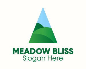 Meadow - Triangle Meadow Hills logo design