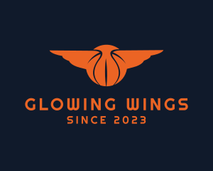 Basketball Wings League logo design