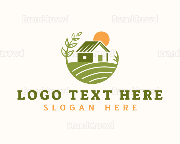 Plant Farm Landscaping Logo