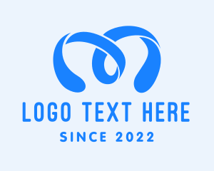 Digital Marketing - Digital Marketing Letter M logo design