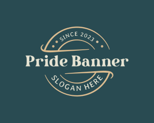 Rustic Retro Diner Banner logo design