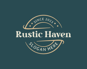 Rustic Retro Diner Banner logo design