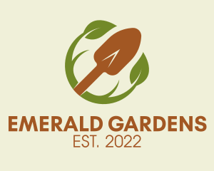 Eco Gardening Tools  logo design