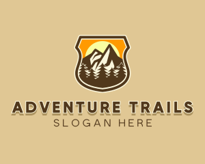 Mountain Outdoor Adventure logo design