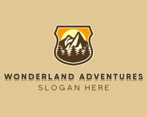 Mountain Outdoor Adventure logo design