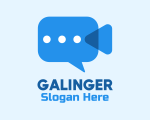 Video Camera Chat  Logo