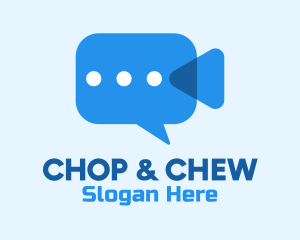 Video Camera Chat  Logo