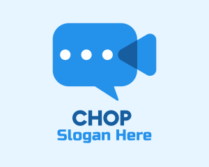 Message - Video Camera Chat logo design