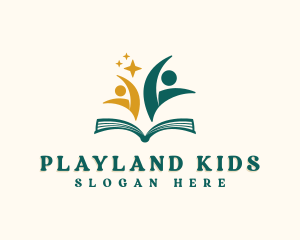 Children School Library logo design