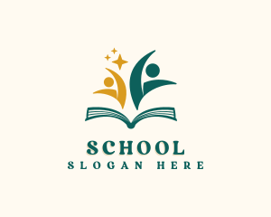Children School Library logo design