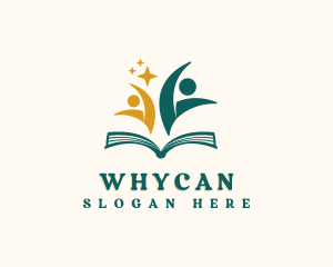 Book - Children School Library logo design