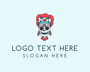 Color - Mexican La Llorona logo design