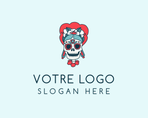 Scary - Mexican La Llorona logo design