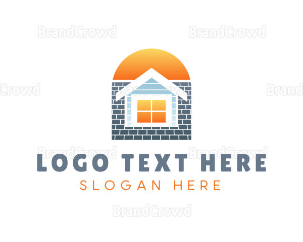 House Window Roof Logo