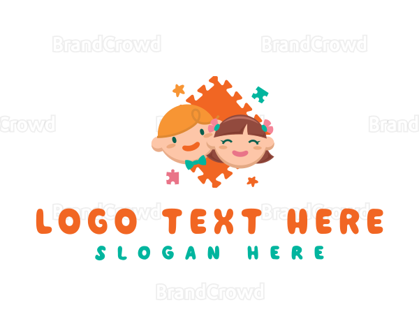 Children Puzzle Toy Logo