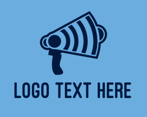 Message - Wifi Broadcast Megaphone logo design