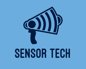 Sensor - Wifi Broadcast Megaphone logo design