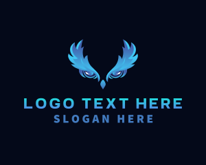 Intelligent - Night Owl Eyes logo design