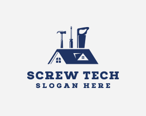 Carpentry Tools Renovation logo design