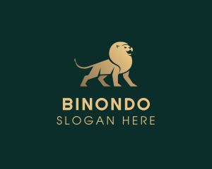 Financial - Luxury Lion Financing Bank logo design