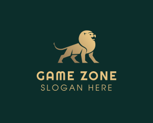 Feline - Luxury Lion Financing Bank logo design