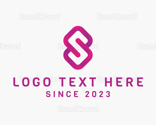 Digital Cyber Tech Letter S Logo