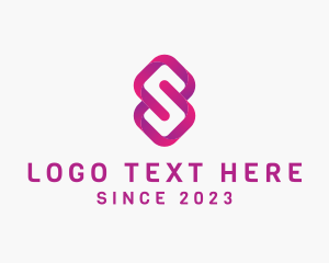 Corporation - Digital Cyber Tech Letter S logo design