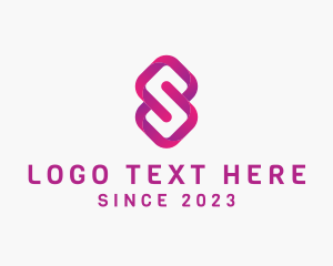 Three Dimension - Digital Cyber Tech Letter S logo design