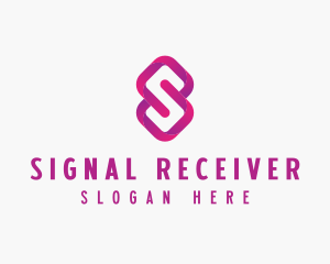 Digital Cyber Tech Letter S logo design