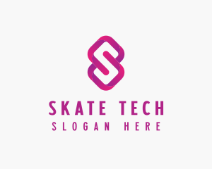 Digital Cyber Tech Letter S logo design