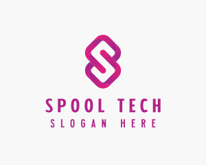 Digital Cyber Tech Letter S logo design